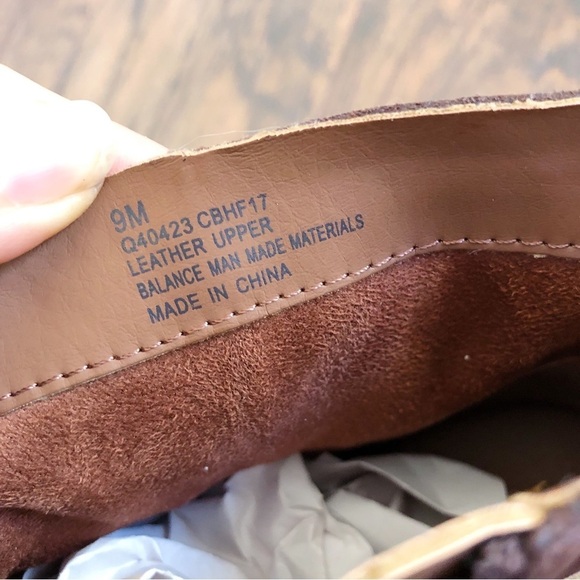 Korks • Decola Bootie brown block heel ankle boot moto leather cap toe - Picture 5 of 11